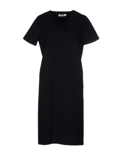 Jil Sander Knee-length Dress In Dark Blue