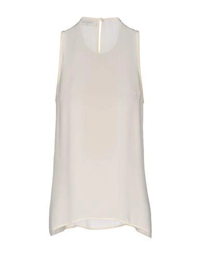 Shop Dsquared2 Tops In Ivory