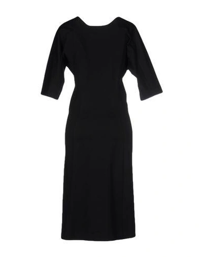 Shop Jil Sander Knee-length Dress In Black