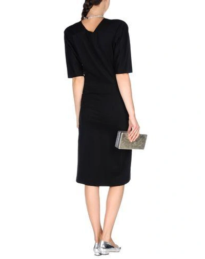 Shop Jil Sander Knee-length Dress In Black