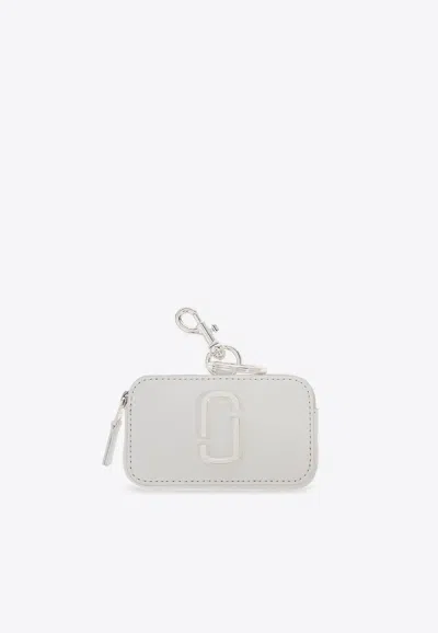 Marc Jacobs The Nano Leather Snapshot Charm In White