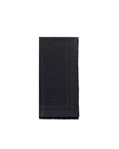 Shop Elisabetta Franchi Scarf In Black