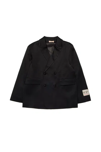 N°21 Double-breasted Blazer In Black