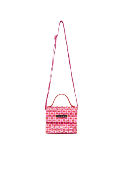 Marni Joy Macro Shoulder Bag In Pink