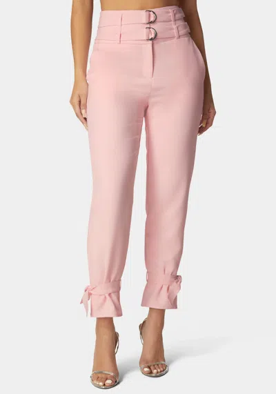 Bebe High Waist Jogger Pant In Mary's Rose