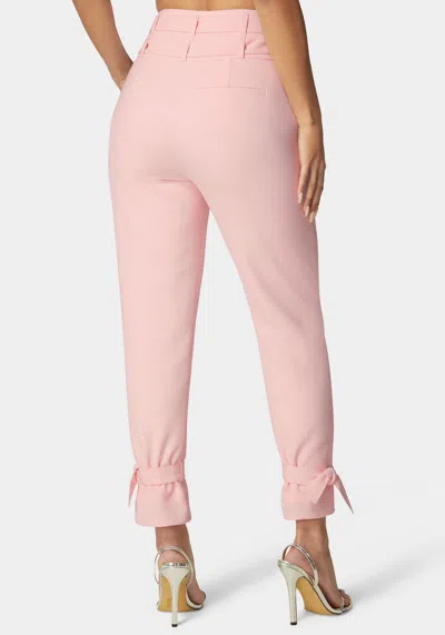 Bebe High Waist Jogger Pant In Mary's Rose