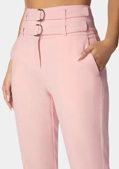 Bebe High Waist Jogger Pant In Mary's Rose