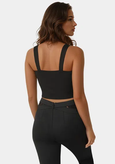 Bebe Lace Corset In Black