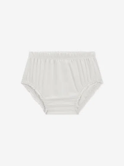 Guess Baby Girls Spotted Ruffle Dress In White