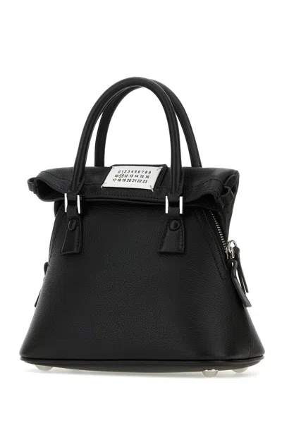 Maison Margiela Women's Leather Micro 5ac Handbag In Black