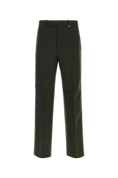Burberry Wool Trousers With Back Pockets And Belt Loops