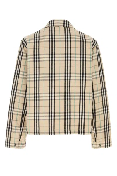 Burberry Checked Cotton-flannel Harrington Jacket