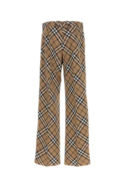 Burberry Embroidered Polyester Blend Pants For Men