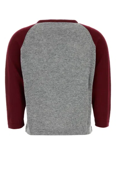 Prada Logo Intarsia Cashmere Sweater
