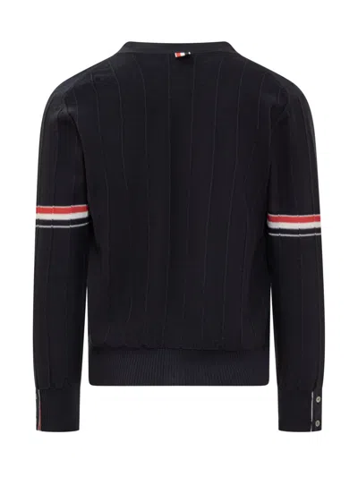 Thom Browne Cardigan 4-bar Striped Pattern