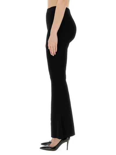 Michael Kors Stretch Knit Flared Legging In Black