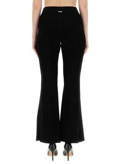 Michael Kors Stretch Knit Flared Legging In Black