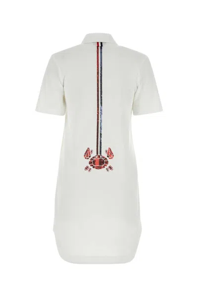 Thom Browne Sequin Embellished Mini Shirt Dress