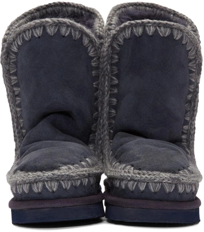 Shop Mou Navy Eskimo 24 Boots