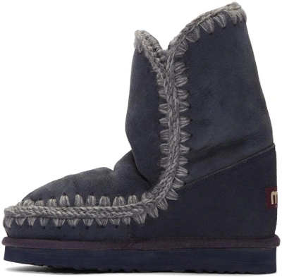 Shop Mou Navy Eskimo 24 Boots