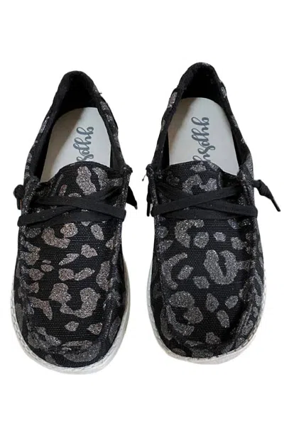 Gypsy Jazz Women's Dexter Slip On Sneakers In Black In Black