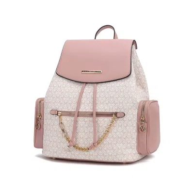 Mkf Collection By Mia K Issah Backpack Women's Stylish & Functional Design By Mia K. In Pink
