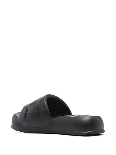 Kenzo Tiger Pool Mules In Black