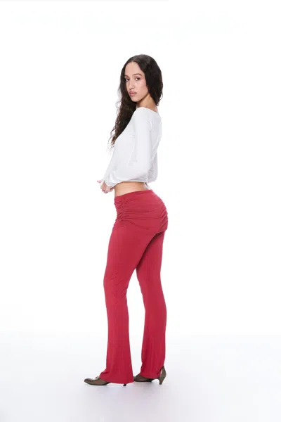 Ho24 Kali Pant In Burgundy