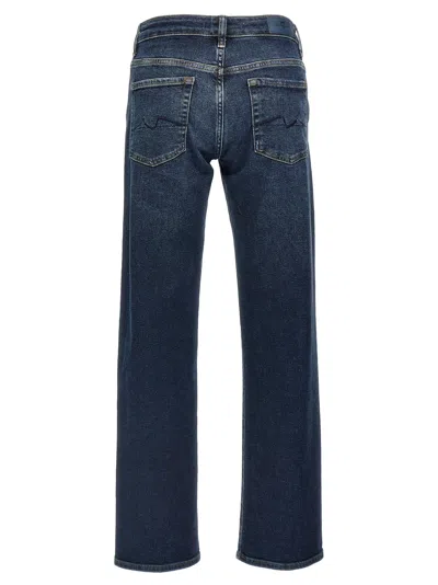 7 For All Mankind Faded Jeans Contrast Stitching