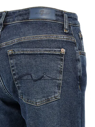 7 For All Mankind Faded Jeans Contrast Stitching