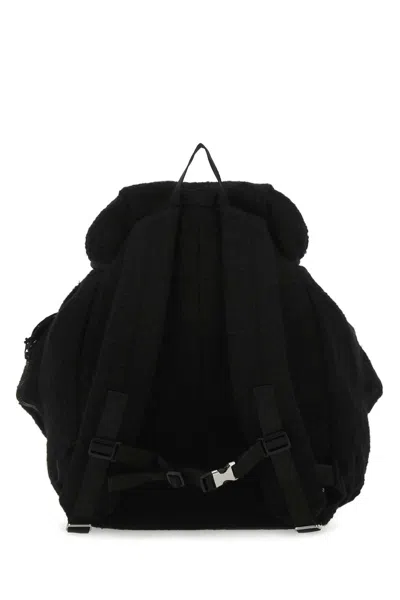 Ader Error Black Boucle Backpack
