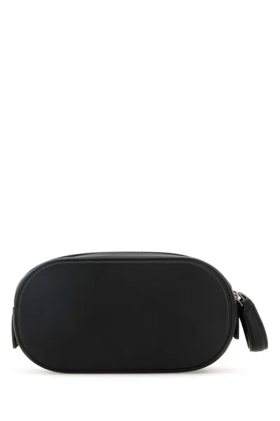 FERRAGAMO BLACK LEATHER HANDBAG 
