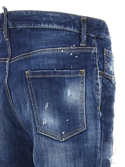 Dsquared2 642 Distressed Jeans Faded Effect