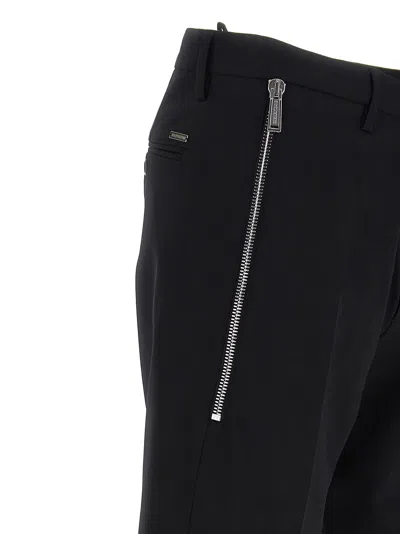 Dsquared2 Headquarters Skinny Techno Cropped Trousers