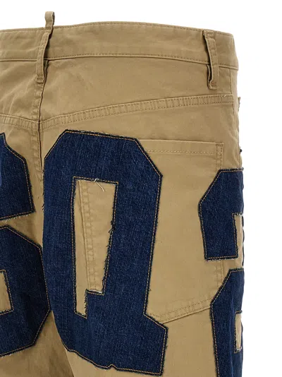 Dsquared2 Stone Cotton Pants