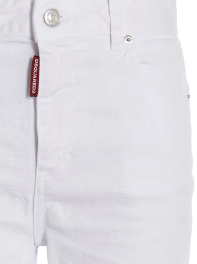 Dsquared2 'wide Leg Cropped' Jeans