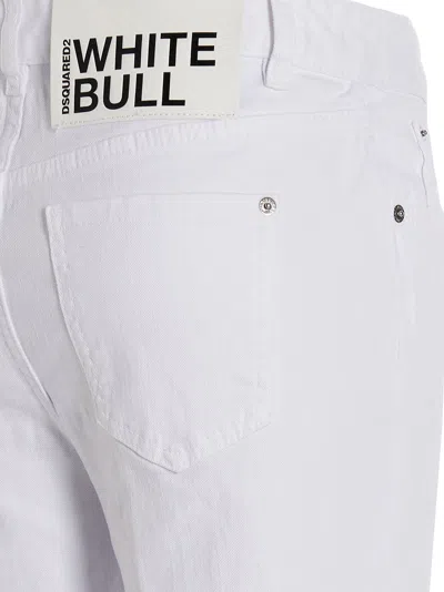 Dsquared2 'wide Leg Cropped' Jeans
