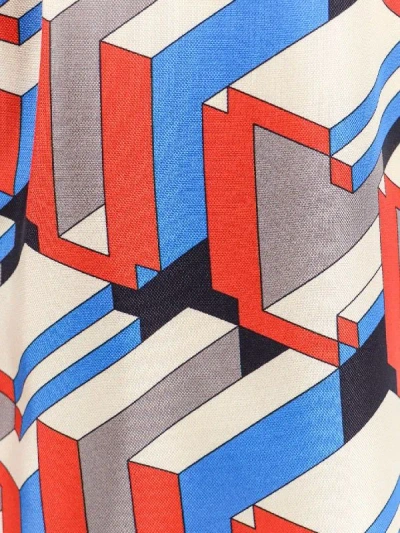 Gucci Silk Bermuda Shorts With Pixel Print