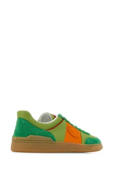 Valentino Multicolor Suede And Fabric Upvillage Sneakers