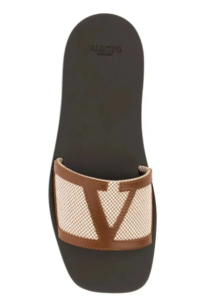 Valentino Garavani Superstar Slide Slipper With Vlogo Detail And Premium Materials
