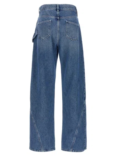 Jw Anderson Twisted Midrise Workwear Boyfriend Jeans