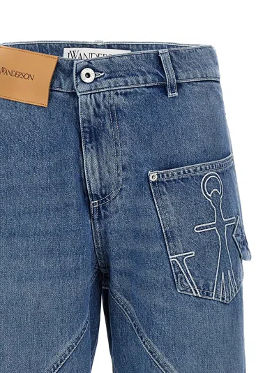 Jw Anderson Twisted Midrise Workwear Boyfriend Jeans