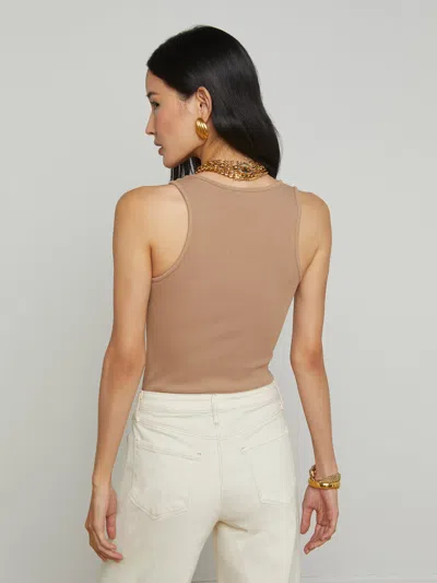 L Agence Adira Tank In Cappuccino