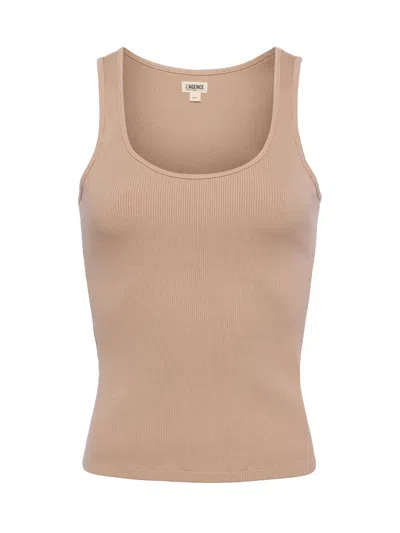 L Agence Adira Tank In Cappuccino