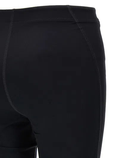 Jil Sander Black Leggings With Printed Waistband