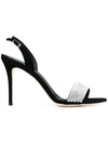 Giuseppe Zanotti Crystal-embellished Suede Slingback Sandals In Black