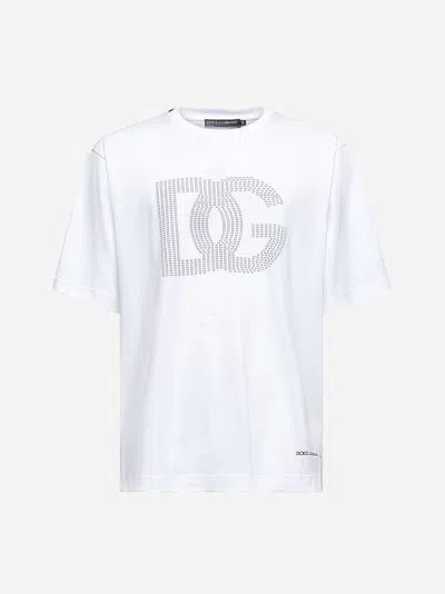Dolce & Gabbana White Dg Logo T-shirt