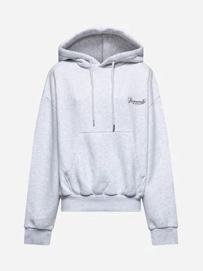 Jacquemus Grey The Corto Hoodie