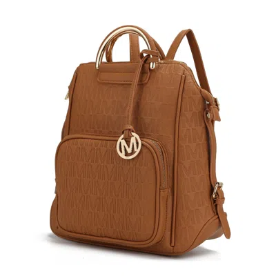 Mkf Collection By Mia K Torra Milan "m" Signature Trendy Backpack In Multi