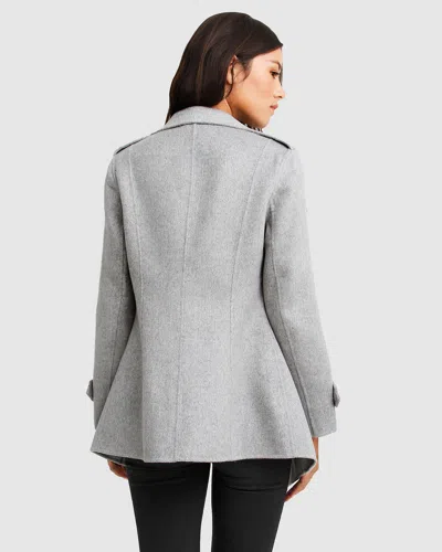 Belle & Bloom Bad Girl Wool Blend Moto Coat In Multi